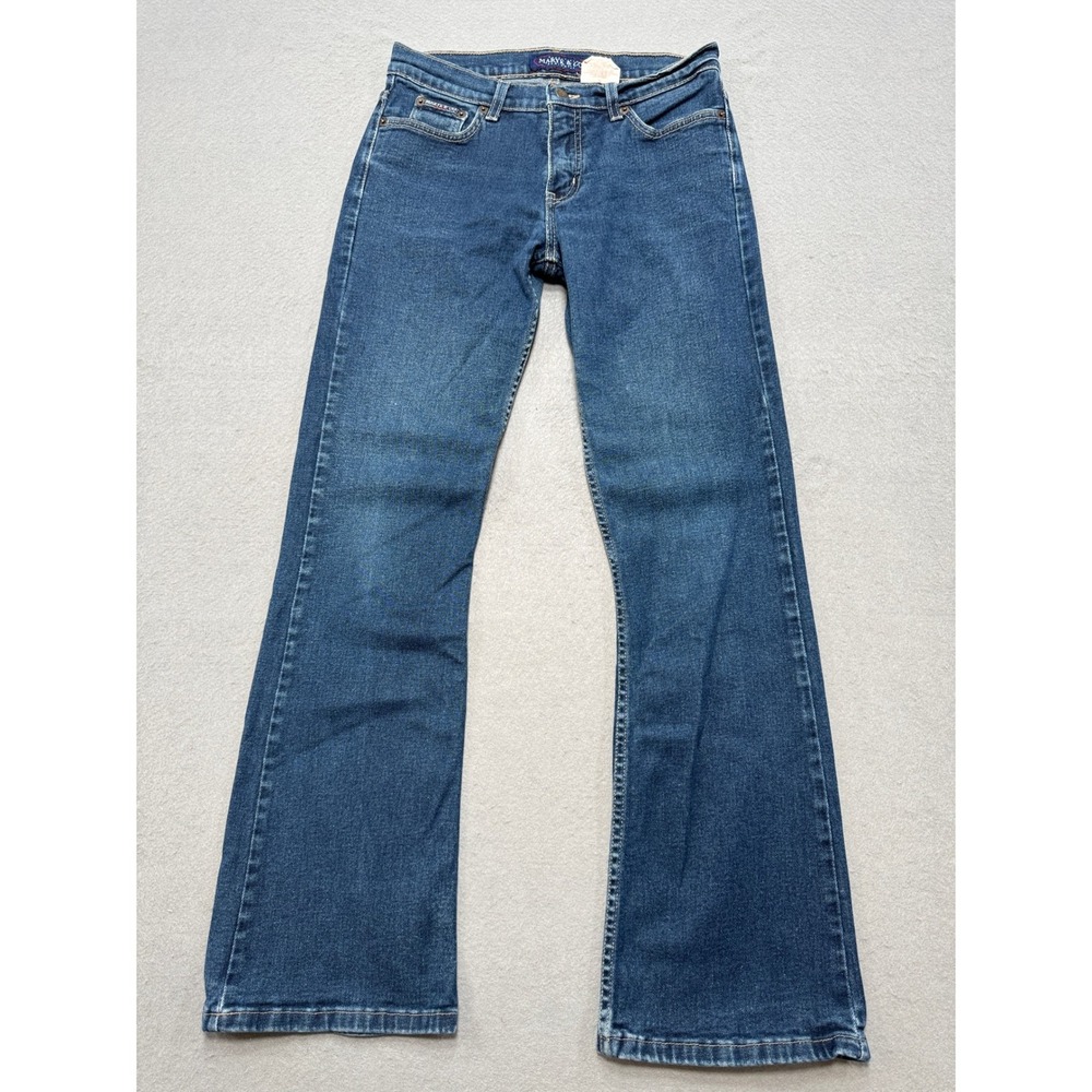 90s Maryk & Co Jeans Women's 28 Blue Denim Medium Wash Bootcut Mid Rise Canada